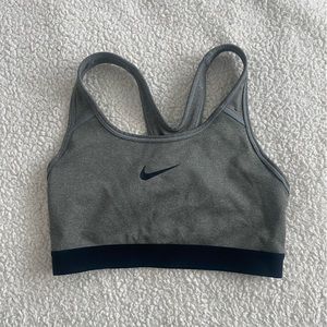 Nike Grey Sports Bra Small